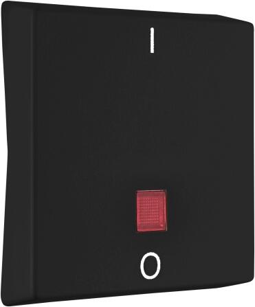 OPUS RESIST Flächenwippe "l-0" mit rotem Signalauge schwarz