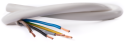 PUxI PVC-Schlauchleitung H05VV-F 5G1,5 WEIß, Wunschlänge/Schnittlänge bis 100m