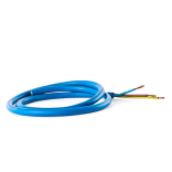 PUxI Gummileitung H07RN-F 3G1,5 blauer Mantel RAL-5015, Wunschlänge/Schnittlänge bis 500m