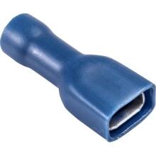 Flachsteckhülse 6,3 x 0,8mm vollisoliert blau 1,5-2,5