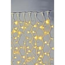 LED-Drape Lite 300 warm-weiß, Gummilichtervorhang, 2m lang
