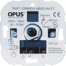 Tast-Phasenabschnitt-Dimmer 20-315VA,230V,50Hz, Schraubkl.