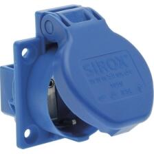 Maschinen-Steckdose blau SIROX Schutz-Kontakt 230V, Anschluß