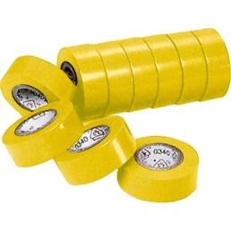 VDE-PVC-Isolierband, gelb Stärke=0,15mm, Breite=15mm,