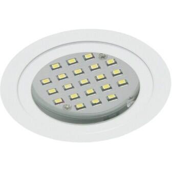 LED-M-Einbaustr.weiß,rund 2,8W,12V DC,120°,warmweiß 830