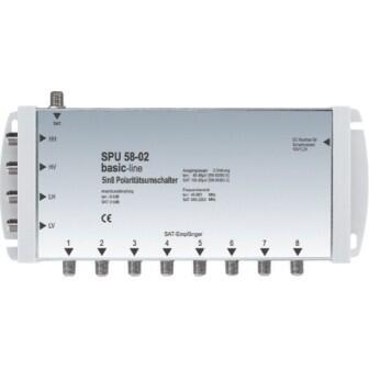 Multiswitch 5 in 8 ext. Steck.netzteil basic-line