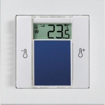 Temperatursensor55,Displ.,rw 2-fach Taster, 0..+40°