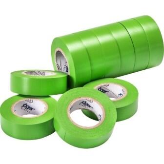 VDE-PVC-Isolierband, grün Stärke=0,15mm, Breite=15mm,