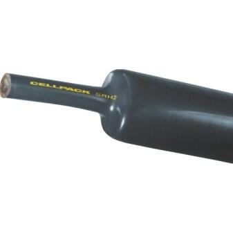 Schrumpfschlauch mit Kleber SRH 2 12-3 schwarz, 1,4mm