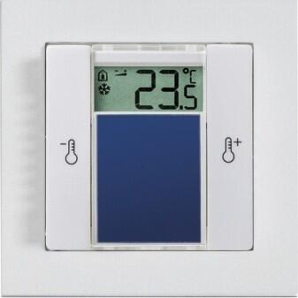 Temperatursensor55,Displ.,rw 2-fach Taster, 0..+40°