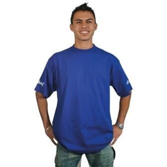 gut drauf T-Shirt Größe: L BASIC, Farbe: Reflexblau