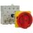 Not-Aus-Schalter rot/gelb 125A trennend, 4-polig, für Hut-