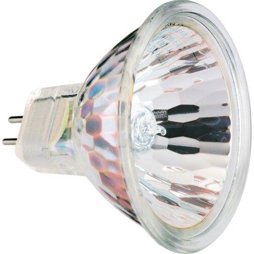 Kaltlicht-Spiegellampe, 20W 12V, GU 5,3, 36°,m. Schutzglas