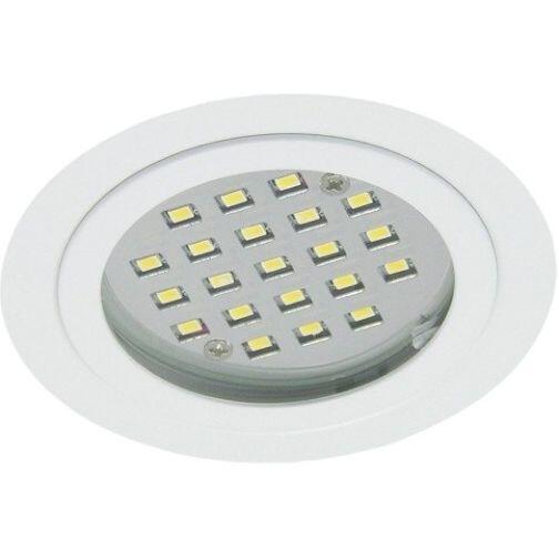 LED-M-Einbaustr.eisengeb.,rund 2,8W,12V DC,120°, warmweiß 830