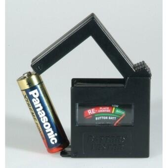 Batterietester, schwarz für alle gängigen Batterien