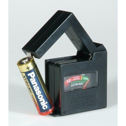 Batterietester, schwarz für alle gängigen Batterien